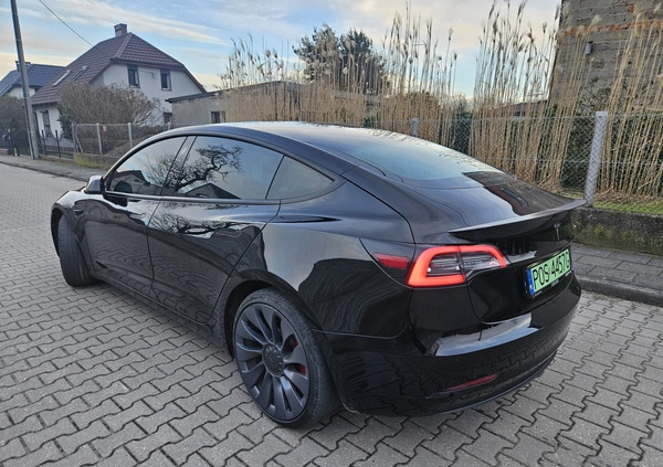 Tesla Model 3 cena 145700 przebieg: 44000, rok produkcji 2021 z Wrocław małe 562